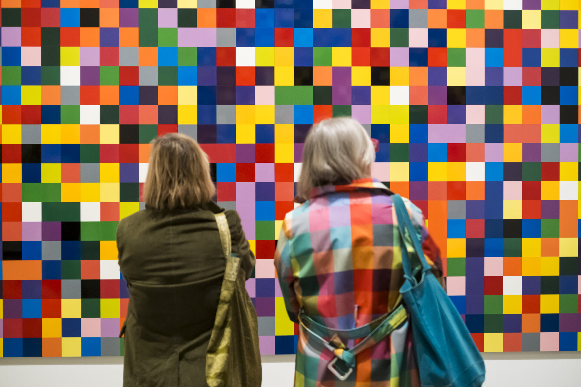 Vernissage de l'expo Gerhard Richter @ Fondation Louis Vuitton. Paris, octobre 2025.